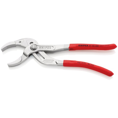 81 03 250 Knipex  Siphon- und Connectorzange verchromt Produktbild Additional View 5 L