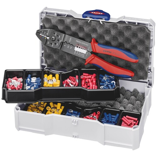 97 90 26 Knipex Crimpsortiment für Kabelbinder Produktbild Additional View 1 L