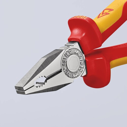 03 06 180 T Knipex KNIPEX Kombizange mit Befestigungsöse Produktbild Additional View 8 L