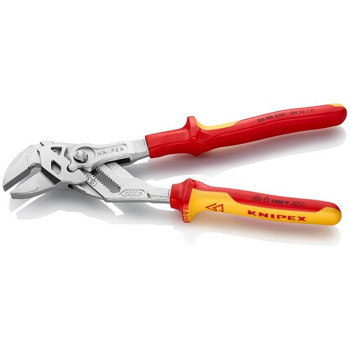 86 06 250 Knipex Zangenschlüssel 250mm VDE, verchromt Produktbild Additional View 2 L