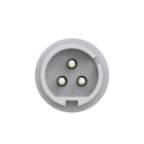 083-10V PCE Stecker 3x16A 24/42V 10H IP44 SHARK Produktbild Additional View 1 L