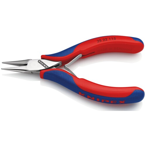 3522115 Knipex Elektronik-Greifzange flach-rund 115mm Produktbild Additional View 3 L