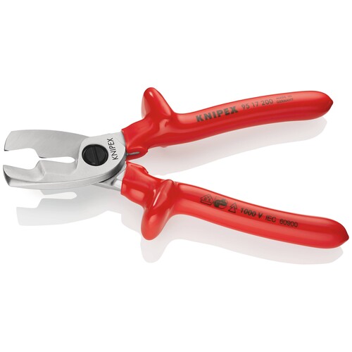 9517200 Knipex Kabelschere 200mm mit Doppelschneide bis 20mm Durchmesser Produktbild Additional View 3 L