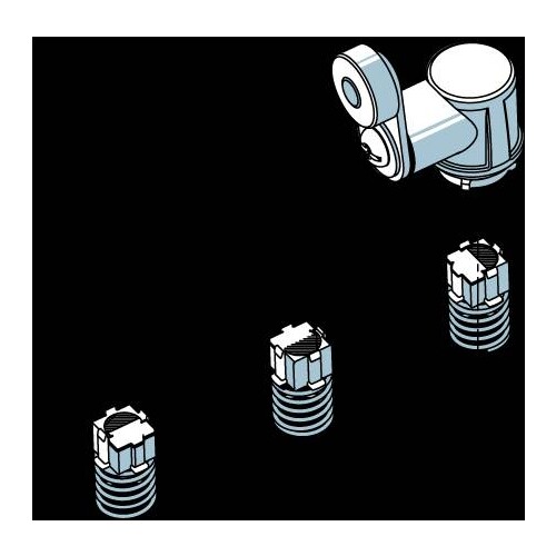 5SY5104-6 Siemens LS-SCHALTER ALLSTR. 10KA 1P B4 Produktbild Additional View 3 L