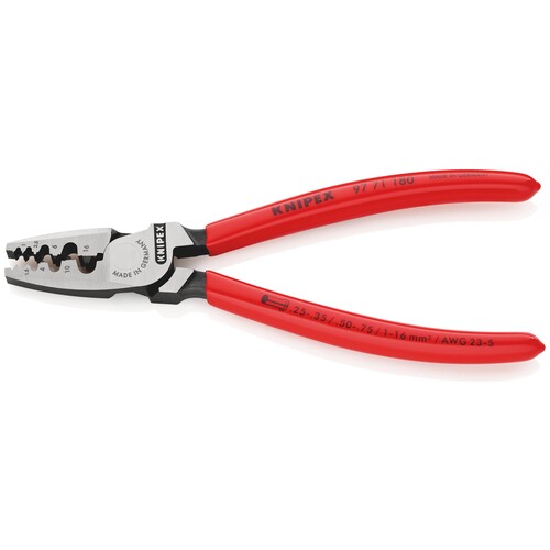 9771180 Knipex Crimpzange für Aderendhülsen Produktbild Additional View 2 L