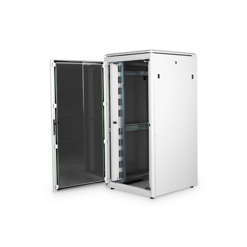 DN-19-32U-8/8-1 DIGITUS 19" Schrank 3 Glastür, H1600 x B800 x T800mm, RAL7035 Produktbild Additional View 3 L