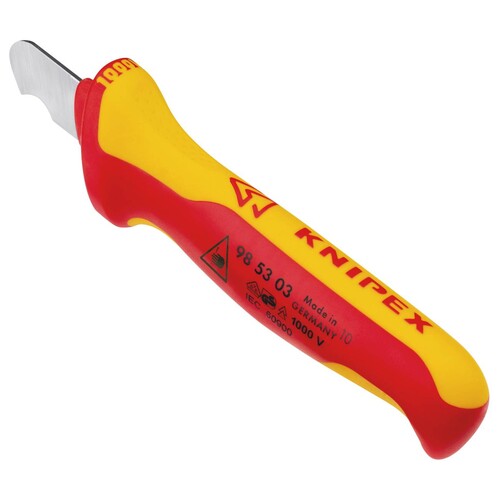 98 53 03 KNIPEX Abmantelungsmesser Produktbild Additional View 1 L