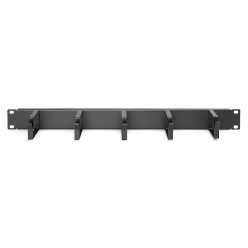 DN-97602 Assmann Rangierpanel 1HE 5x Kabelführungsbügel,RAL9005 Produktbild Additional View 2 L