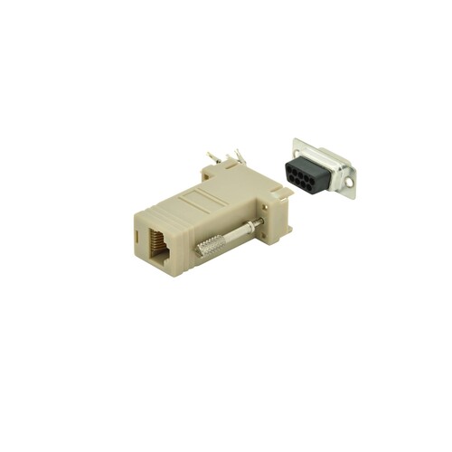 AK-610517-000-I Classic Modular Adapter DS09STRJ45 D Sub Stecker 09pol. RJ45 Produktbild Additional View 2 L