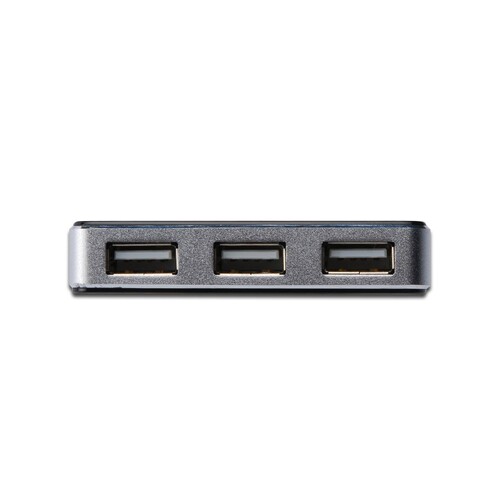 DA-70220 Digitus USB Hub  4PORT USB 2.0 Schwarz/Silber, Hot-Swap Produktbild Additional View 2 L