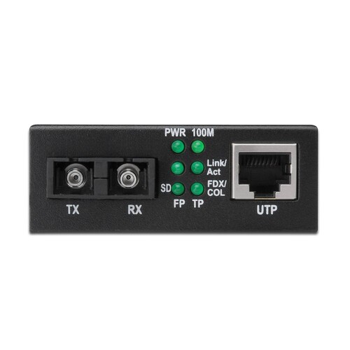 DN-82021-1 Digitus Media Conv.SC/RJ45 Singlemode 10/100TX an 100FX/SM/SC, 20KM Produktbild Additional View 3 L