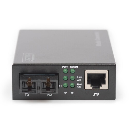 DN-82120-1 Digitus Media Conv.SC/RJ45 Multimode 1000T an 1000SX/MM/SC, 500M Produktbild Additional View 3 L