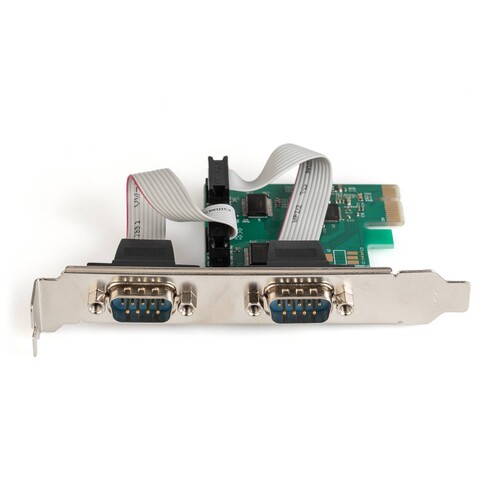 DS-30000-1 Digitus PCI Express 2 PORT Seriell 2x Seriell (DSUB 9) Produktbild Additional View 3 L