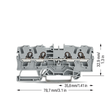 2004-1401 WAGO TOPJOB S 4L-DG-KL. 4mm² grau Produktbild 2 S