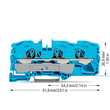 2016-1304 WAGO TOPJOB S 3L-DG-KL. 16(25F)QMM BLAU Produktbild Additional View 2 S