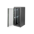 DN-19-26U-6/6-B-1 19" Schrank 26HE Glast H1340 x B600 x T600 mm RAL9005 Produktbild 3 S