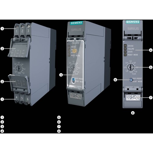 3RM1102-2AA04 Siemens DIREKTSTARTER 0,4 2,0A, 24V SAFETY PUSH Produktbild Additional View 4 L