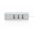 DA-70253 Digitus USB Hub  3x USB 2.0 Lan Typ C 3xUSB2.0, 1xRJ45, 10-1000Mbps Produktbild Additional View 2 S