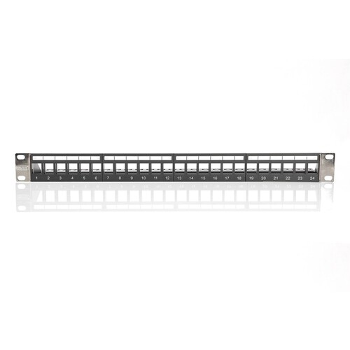 DN-91411-LF Digitus Modulares Patchpanel für Keystone Jacks 1HE   unbestückt Produktbild Additional View 3 L