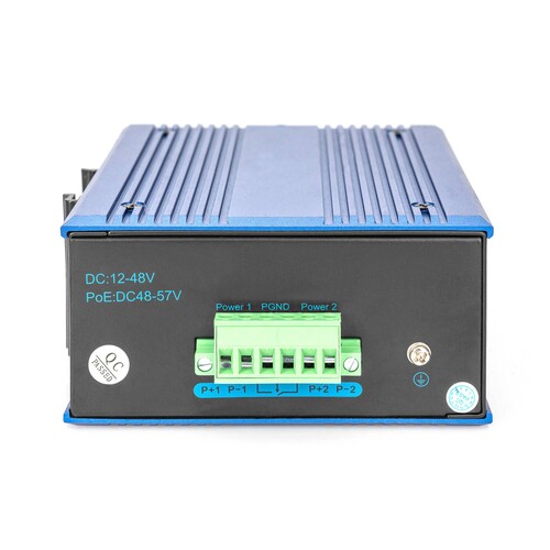 DN-651119 Digitus Industrieller 8 Port Gigabit Switch Produktbild Additional View 3 L