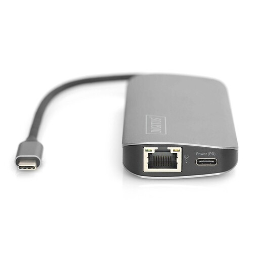 DA-70884 Digitus USB C Universal Docking Station, 8-Port Produktbild Additional View 3 L