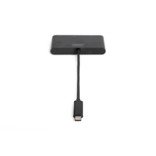 DA-70859 Digitus USB C 3in1 Triple Monitor Adapter (HDMI, DP, VGA) Produktbild Additional View 3 L