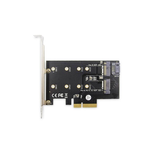 DS-33170 Digitus M.2 NGFF/NVMe SSD PCIexpress Add On card supports B, M an Produktbild Additional View 3 L