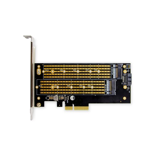 DS-33172 Digitus M.2 NGFF/NVMe SSD PCIexpress Add On card supports B, M an Produktbild Additional View 3 L
