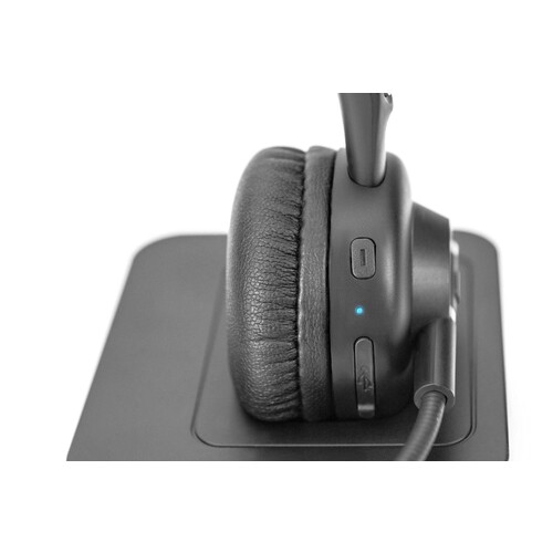 DA-12211 Digitus DA 12211 Bluetooth Office Headset, On Ear, Lautstärkenregl Produktbild Additional View 2 L