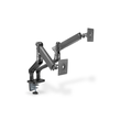 DA-90417 Digitus DA 90417 Dual Gas Spring Monitor Clamp Mount with USB bis Produktbild Additional View 2 S