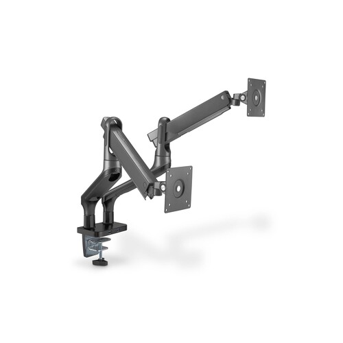 DA-90417 Digitus DA 90417 Dual Gas Spring Monitor Clamp Mount with USB bis Produktbild Additional View 2 L