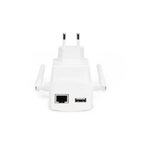DN-7072 Digitus DN 7072 300Mbps wireless repeater 300Mbps, inkl. USB Ladebuchse Produktbild Additional View 3 L