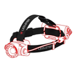 502469 Led Lenser Headband+Overheadband Core_Black_Box Produktbild 1 S