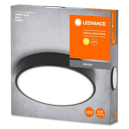 4099854092442 Ledvance ORBIS SLIM MOIA 280MM 20W 830 BK Produktbild Additional View 3 L