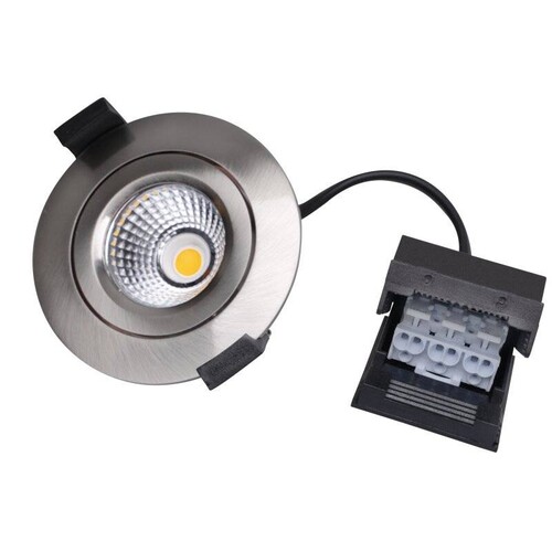 5428-030038 Dotlux LED-Leuchte CIRCLEminidim 6W 3000K dimmbar edelstah Produktbild Additional View 2 L