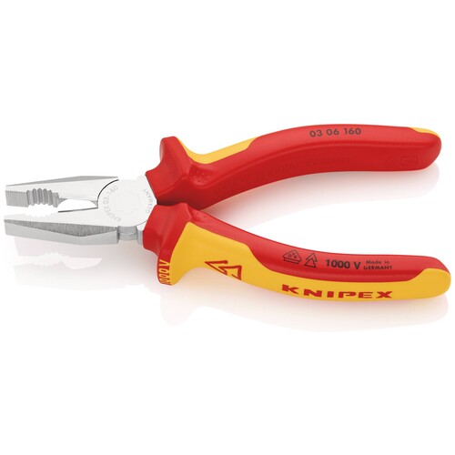 306160 KNIPEX KOMBIZANGE ISOL. 160MM VDE 1000V Produktbild Additional View 9 L