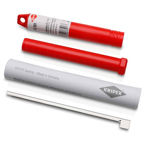 9010165E01 Knipex Stabilisierungsschiene für CutiX Universalmesser 9010165BK Produktbild Additional View 2 L