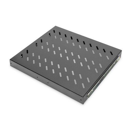 DN-19-TRAY-2-600-SW Digitus Fachboden 1HE T  345mm Schwarz 1HE T 345mm max.35 Produktbild Additional View 3 L