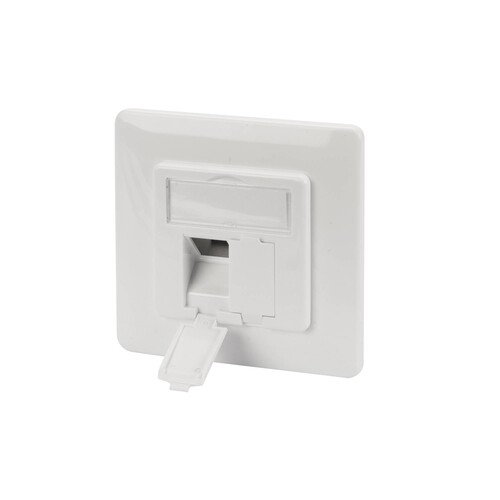 DN-93831 Digitus Keystone Jack Rahmen 2 port Designkompatibel, 80x80, 45° Produktbild Additional View 4 L