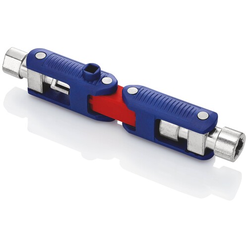 00 11 06 V03 Knipex Schaltschrankschlüssel Doublejoint Key Produktbild Back View L