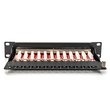 DN-91612S-EA Digitus Cat.6A Patch Panel, geschirmt, 12 Port, 1HE, 10, schwarz Produktbild Additional View 3 S