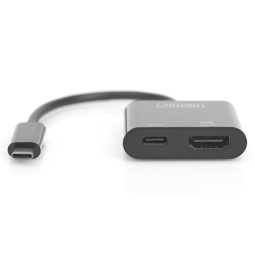 DA-70856 Digitus USB Type C 4K HDMI Grafik Adapter + USB C (PD) Produktbild Additional View 3 L