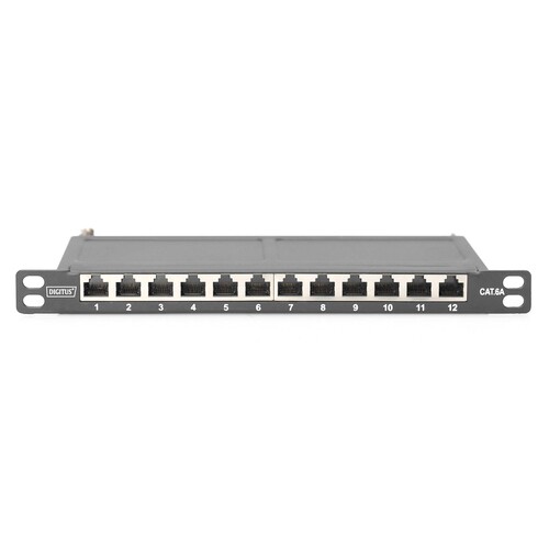 DN-91612S-SL-EA Digitus DN 91612S SL EA CAT 6A Patch Panel, shielded, 12 Port S Produktbild Additional View 3 L