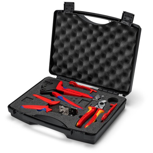 97 91 04 V02 Knipex Werkzeugkoffer PV fÃŒr MC4 10mm Produktbild Additional View 3 L