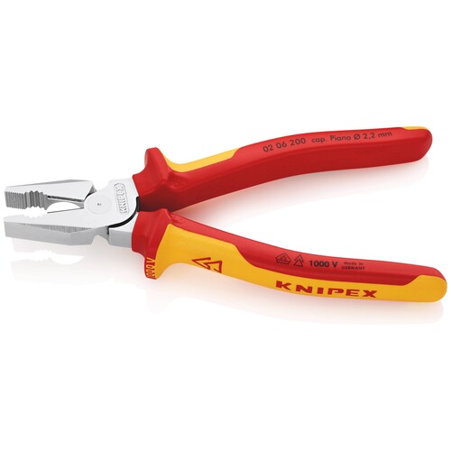 0206200 KNIPEX KRAFT KOMBIZANGE  ISOL. 200MM VDE 1000V Produktbild Additional View 9 L