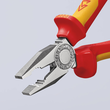 306180 KNIPEX KOMBIZANGE ISOL. 180MM VDE 1000V Produktbild back S