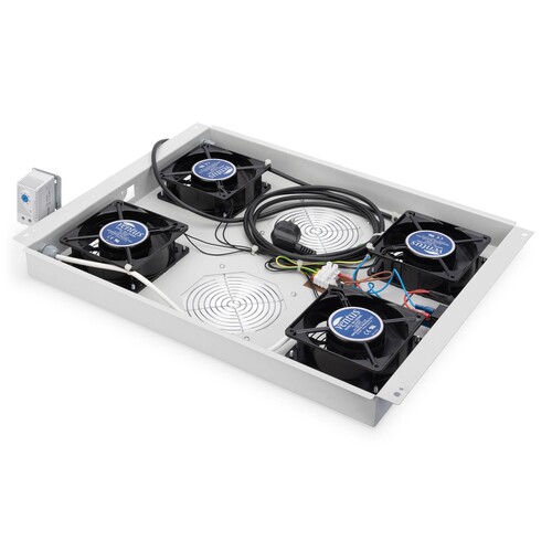 332824 Digitus DN-19-FAN-4-SRV 19  LÃŒftereinheit 4 LÃŒfter Produktbild Additional View 4 L