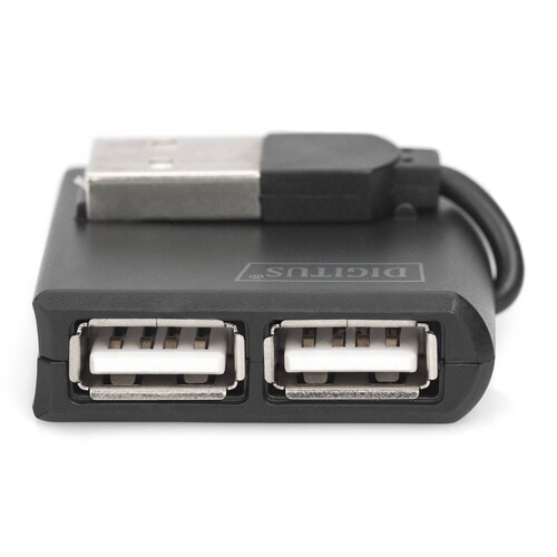 DA-70217 Digitus USB Hub  4PORT USB 2.0 Schwarz, Hot-Swap Produktbild Additional View 5 L