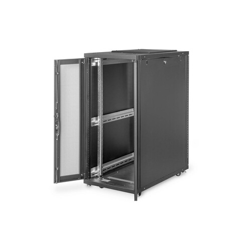 DN-19-SRV-26U-B-G-1 Digitus Serverschrank 26HE Glastür H1245x B600  Produktbild Additional View 5 L