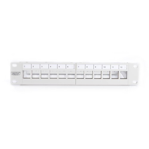 DN-91419 Digitus 10Zoll Patchpanel 12-port modular Produktbild Additional View 4 L